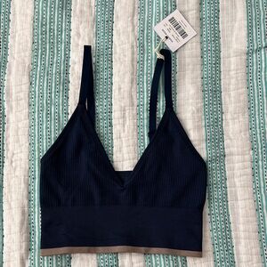 Harper Wilde Navy Ribbed Bralette